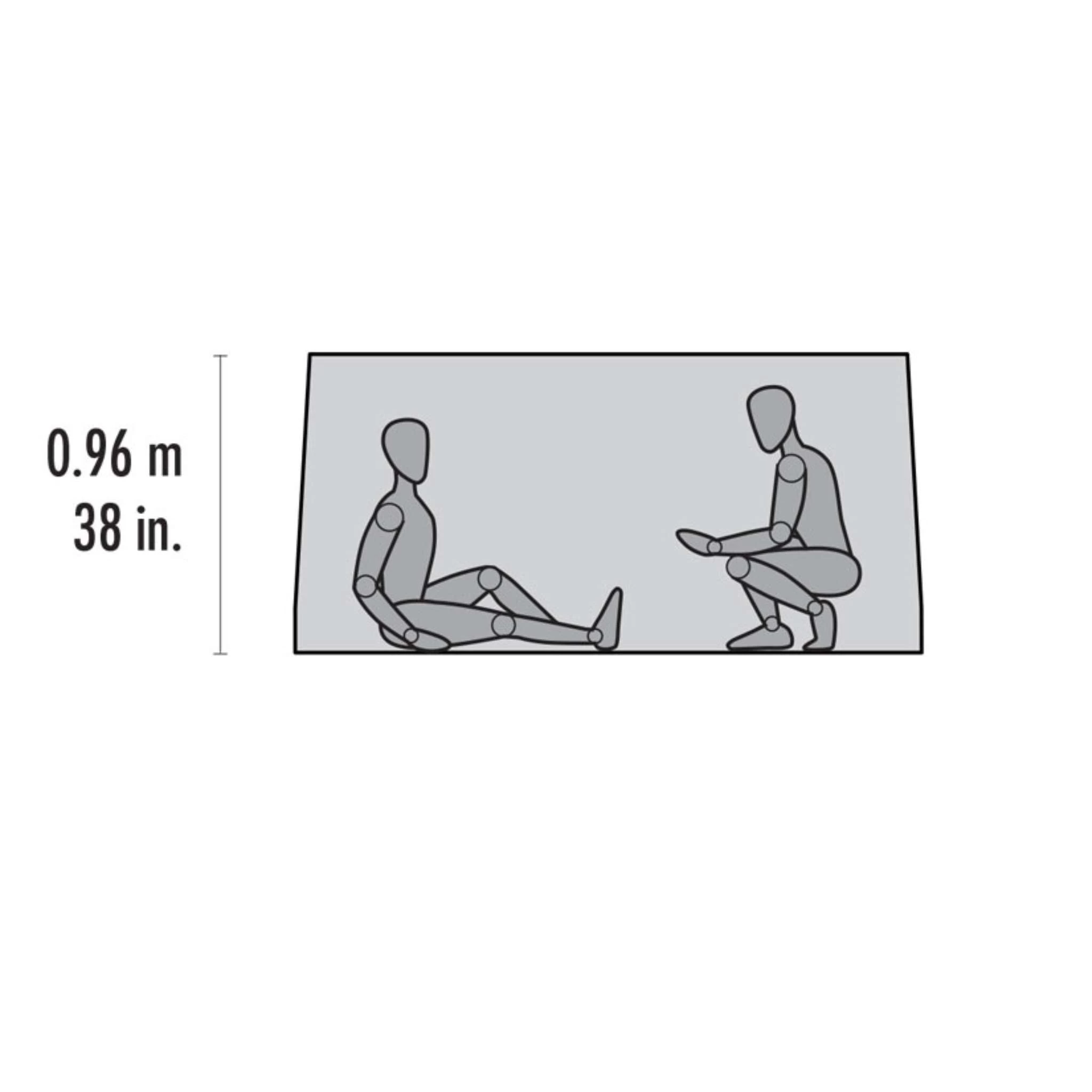 MSR Thru-Hiker Mesh House 2 Trekking Pole Shelter - Image 5