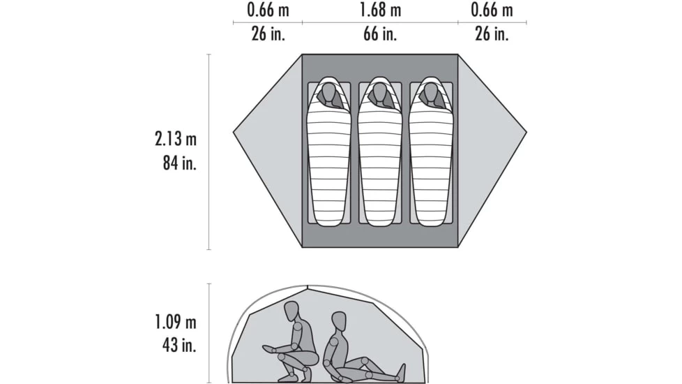 MSR FreeLite 3 Ultralight Backpacking Tent - Image 12